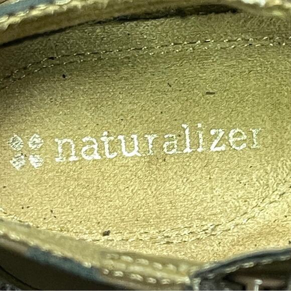 Naturalizer boots ankle booties low heel tan comfortable casual buckle size 8 - Picture 5 of 8